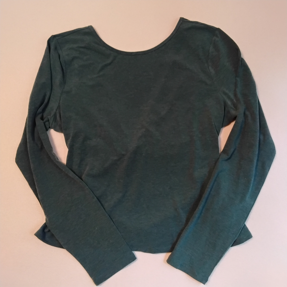 GAP Teal Long Sleeve Blouse